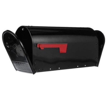 SOLAR GROUP Solar Group 250396 Galvanized Double Door Mailbox; Outback Black 250396